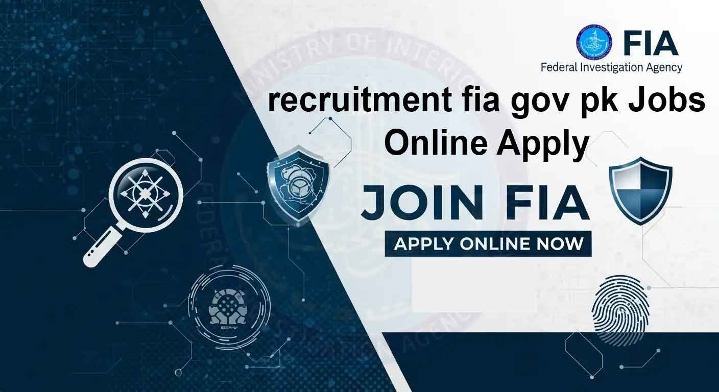 recruitment fia gov pk Jobs 2026