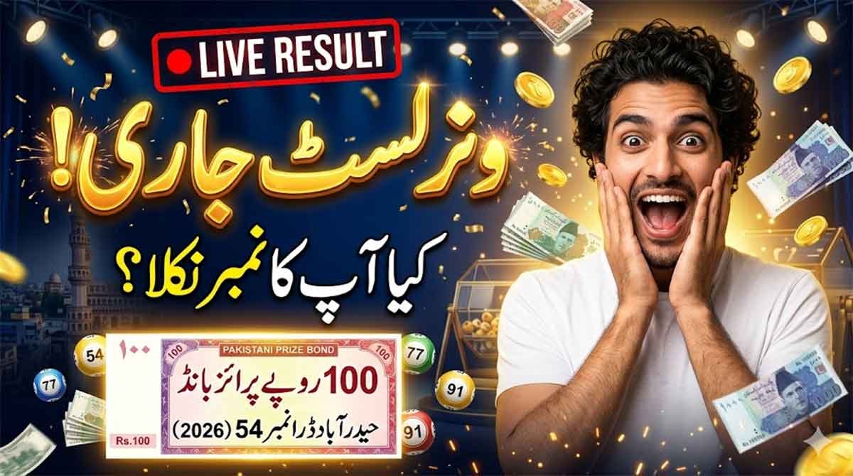 100 Prize Bond Draw Result 2026 Hyderabad winner names list
