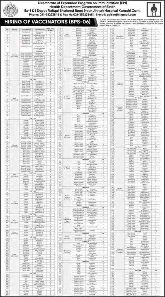 Vaccinator NTS Jobs Advertisement 2026