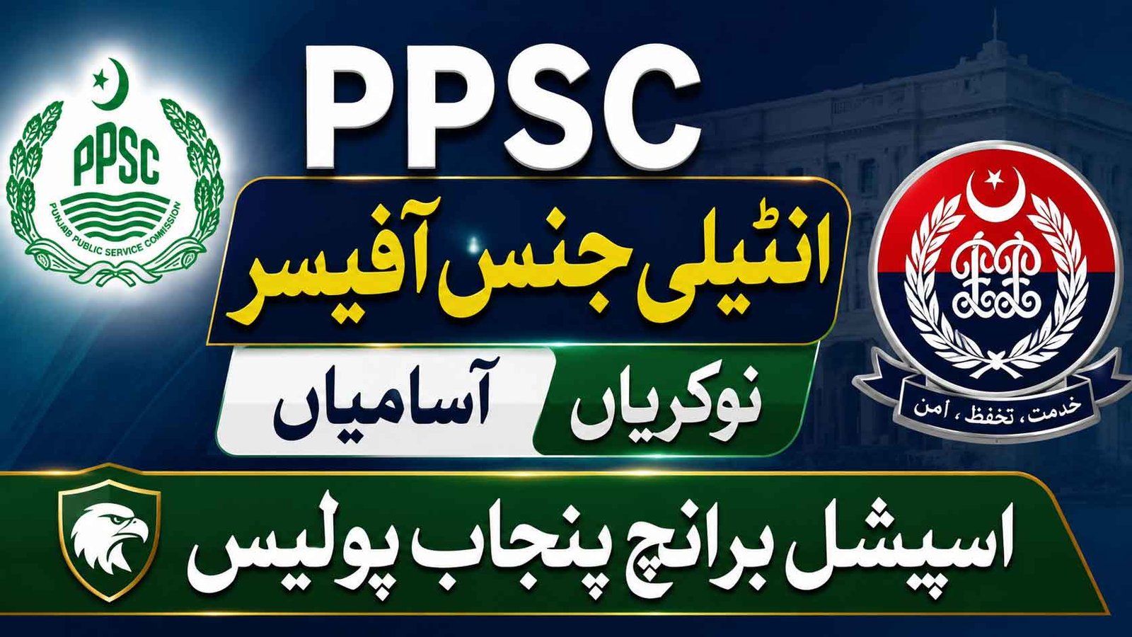 PPSC Intelligence Officer Jobs 2026