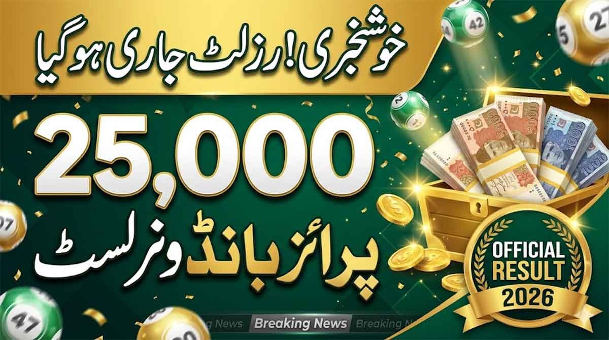 Rs 25000 Prize Bond Lucky Draw Balloting Result winner list